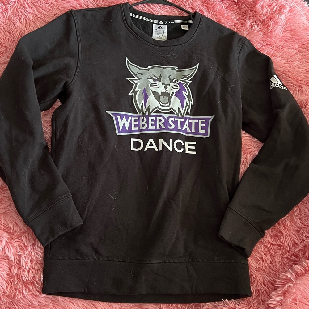 Black Weber State Dance Sweater